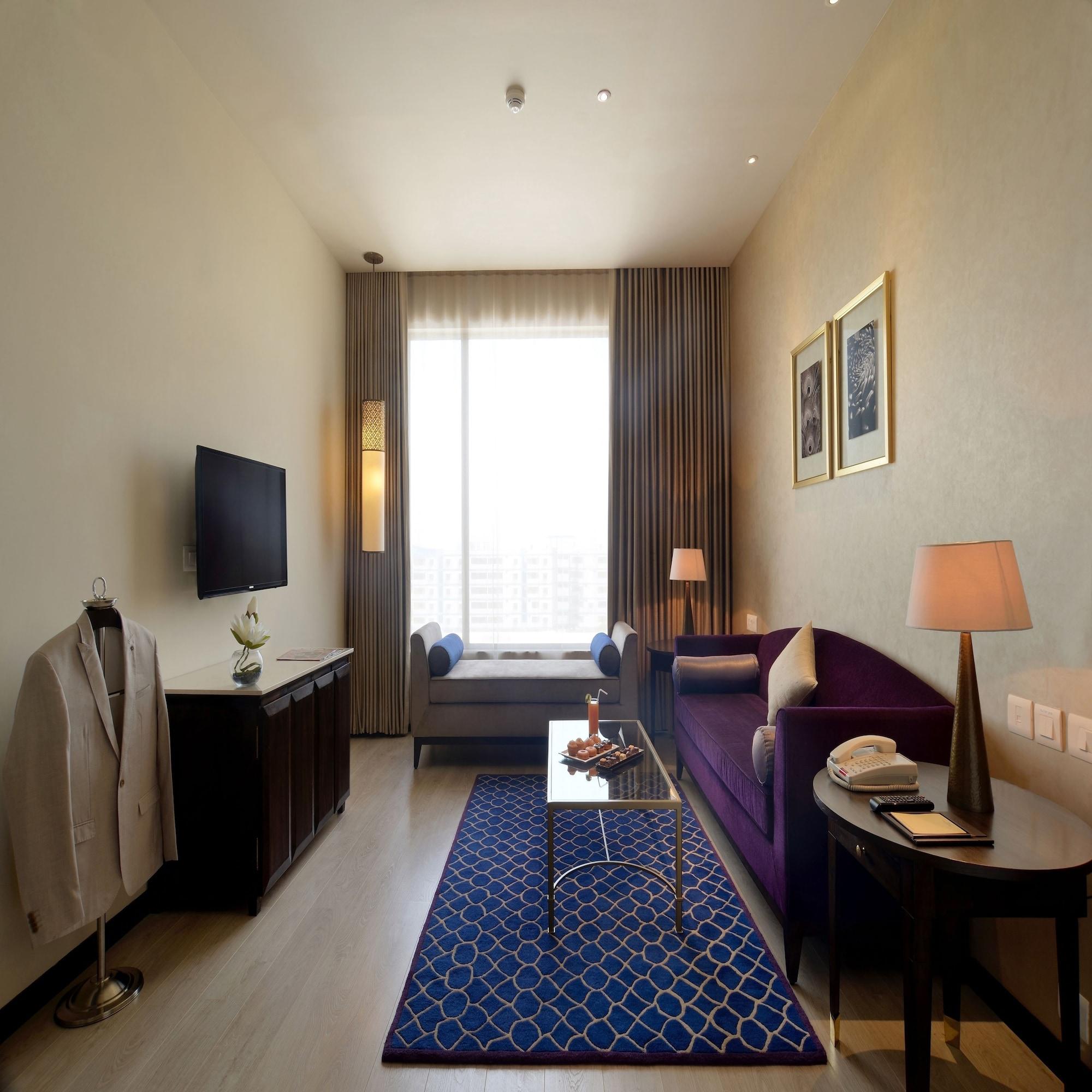โรงแรมมาราซา สโรวร พรีเมียร์ ติรุปาติ ตีรูปาติ ภายนอก รูปภาพ Living room